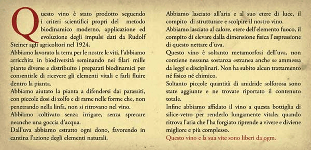 Viticoltura Biodinamica